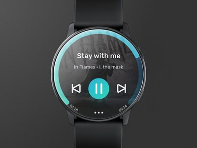 Music player for Smartwatch galaxy watch music music app music player smartwatch ui ui design watch