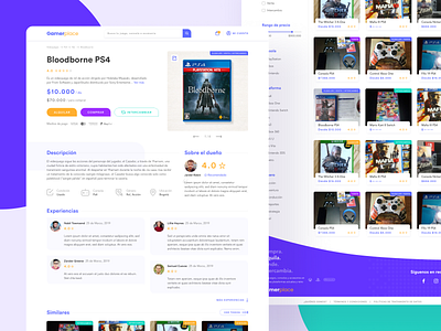 Videogames Store ecommerce interface nintendo payment playstation product page shop ui ux xbox