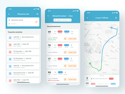 Public Transport App app app design bus city interface map navigation public transport transport ui ux