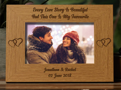 Every Love Story Personalised Wedding Photo Frame Gift personalised gifts personalised wedding gifts