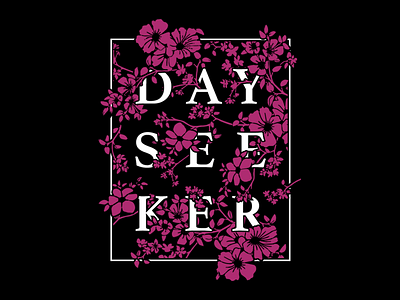 Dayseeker apparel apparel design band band merch dayseeker design floral merch shirt