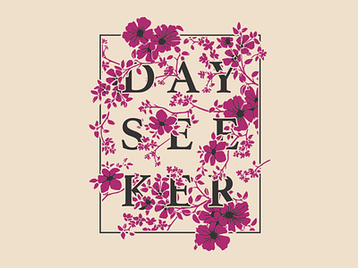 Dayseeker apparel apparel design band band merch dayseeker design floral merch shirt