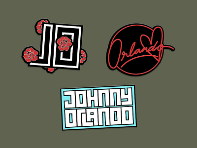 Johnny Orlando design enamel pins influencer johnny orlando logo merch pins social media influencer youtube youtuber