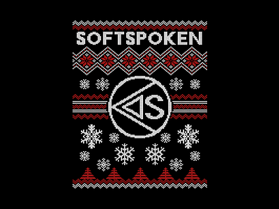 Softspoken apparel apparel design band band merch christmas clothing design merch snow softspoken sweater texture ugly christmas vector xmas