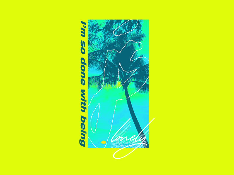 Jacob Sartorius tropical palm trees palm tree influencer socialmedia jacob sartorius tee texture shirt illustration clothing design merch apparel design apparel