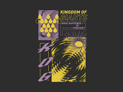 Kingdom Of Giants apparel apparel design band band merch clothing collage design illustration kingdom of giants merch shirt streetwear tee vector