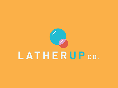 LatherUp Co. baby bubbles clean colorful lather logo minimal soap