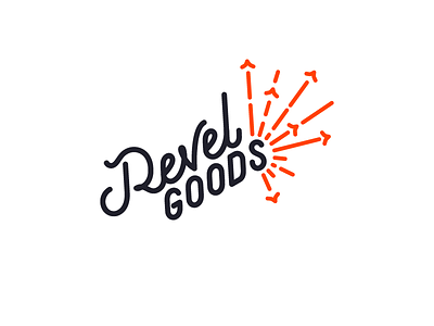 Revel Goods apparel branding coming soon firework goods logo revel sparkler