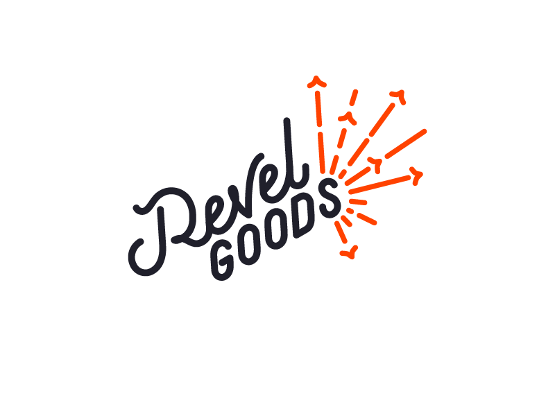 Revel Goods goods revel sparkler firework coming soon apparel branding logo