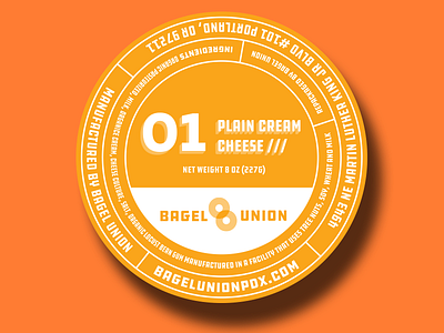 Bagel Union Branding: Packaging