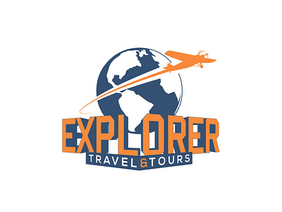 Explorer Travel and Tours Logo branding design logo typography vector