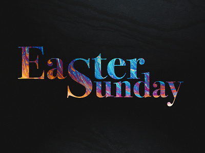 Easter Sunday Concept church church design design photoshop