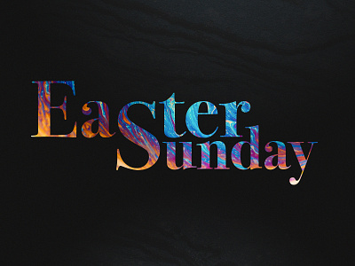 Easter Sunday Concept