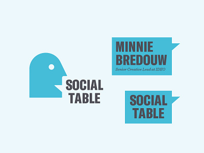 Social Table logo system brand ideo lectures logo modernism nonprofit social table