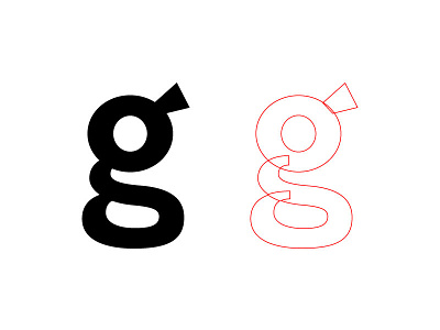 g design letters two story type type design typography