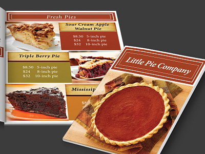Little Pie Company Composite graphic design publication design