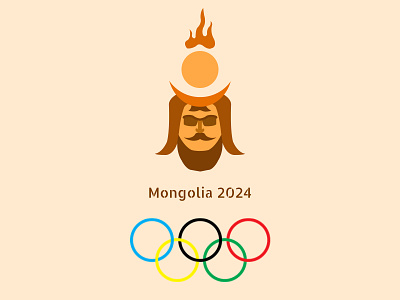 Olympics Mongolia logo ui