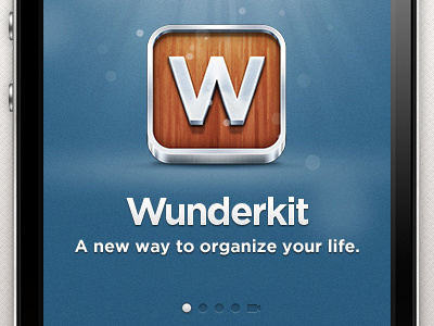 Wunderkit iPhone App - Splash Screen 6wunderkinder app ios iphone splashscreen wunderkit