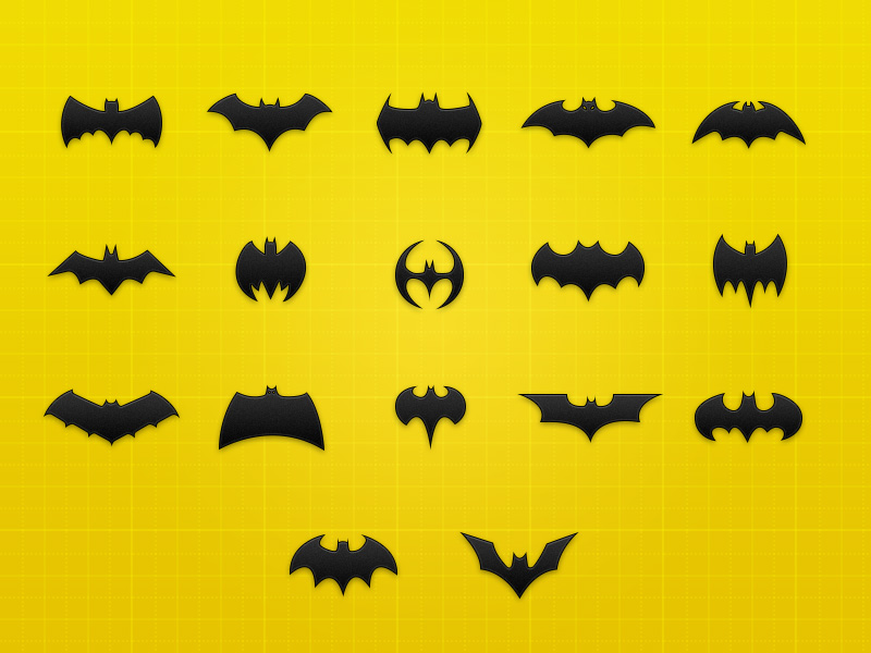 Batman Icon Collection – Freebie .psd by Benjamin Roesner on Dribbble