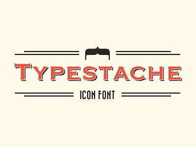 Typestache Icon Font – headline draft