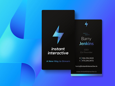 ⚡Instant Interactive ⚡ 3d logo brand identity branding business card clean gradient logo minimal modern