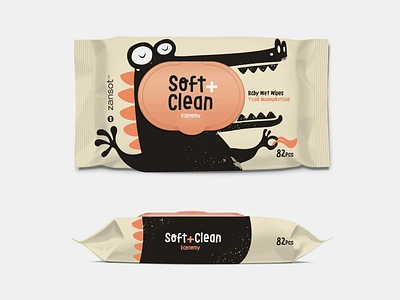 Soft and clean packaging branding characterdesign design illustration illustrator minimal typography vector