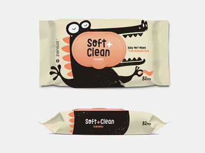 Soft and clean packaging branding characterdesign design illustration illustrator minimal typography vector
