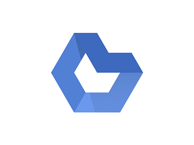 logo design blue box logo