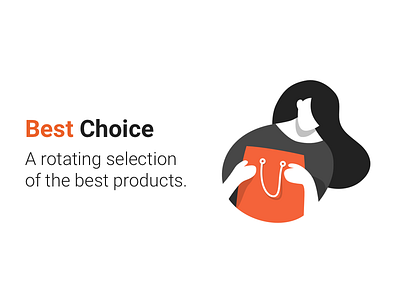 Best choice choice design illustration sale shop ui