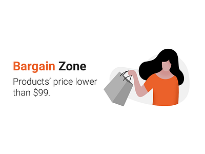 Bargain Zone bargain illustration price sale shop zone