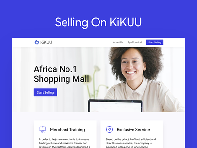 Selling On KiKUU landpage selling web