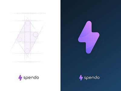 Spendo Logo geometric logo shapes spendo