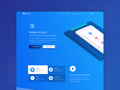 Sequr Mobile Access Page color sequr sketch ui ux web design