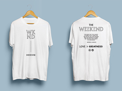 Weekend shirt design conference create design layout merch promo shirt tshirt weekend