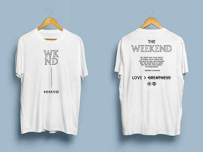 Weekend shirt design