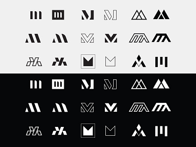 M logo Exploration branding church logo create design geometric identity lettter m logo logo design m m logo makers mark triangle vector