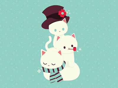 Cat Snowman