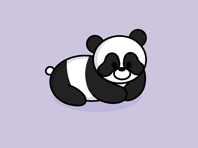 Giant Panda animals cute design illustration logo panda the100dayproject vector