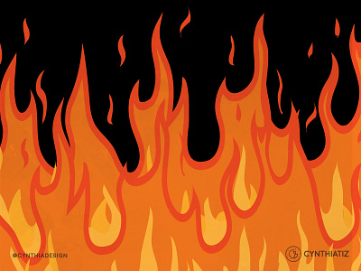 Fire design fire flames halloween hell october vector