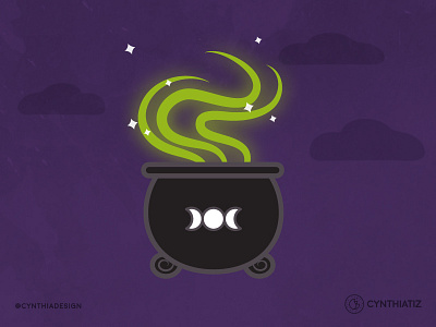 Couldron couldron halloween illustration october spooky vector witch