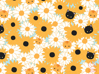 Flower Cat Pattern