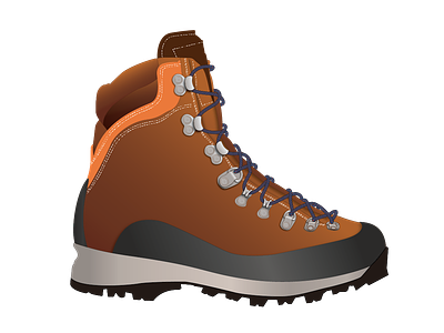 Boot boot hiking illustration
