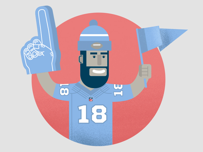 Fantasy Characters app characters fantasy illustration illustrator nfl onboarding ui