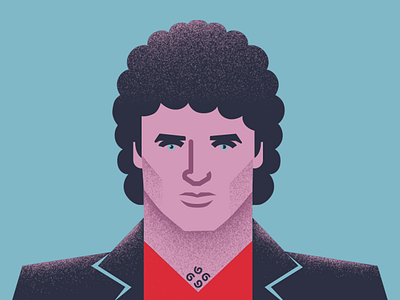 Michael Knight 1980s design illustration illustrator knight rider minimal television vector