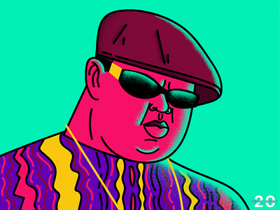 Notorious B.I.G. biggie design hip hop illustration notorious big pop vector