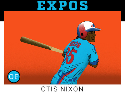 Otis Nixon Montreal Expos