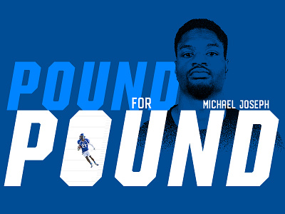 Pound For Pound college football editorial artwork football graphic design illustration longform nfl draft
