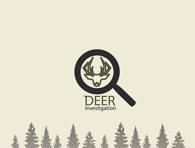 Deer Investigation app branding design graphic design illustration logo typography vector