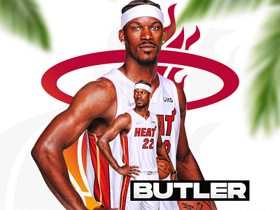 Jimmy Butler Poster basketball design graphic design heat jimmy butler miami nba poster poster design smsports sports poster