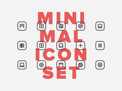 Minimal Icon Set abstract fun furniture icon icons mac minimal modern mondrian pokemon vsco xmen